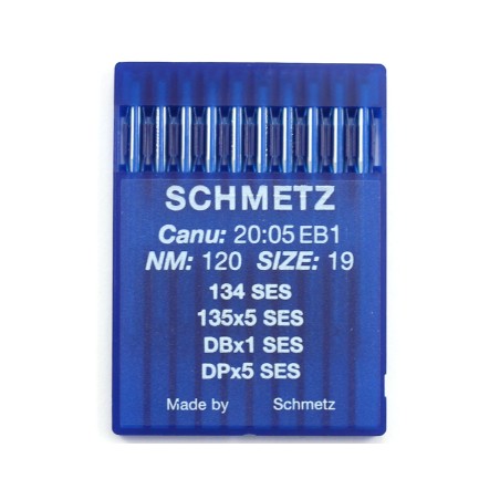 SCHMETZ sewing machine ballpoint needles 134(R) SES 135x5 SY1955 DPx5 SIZE 120/19